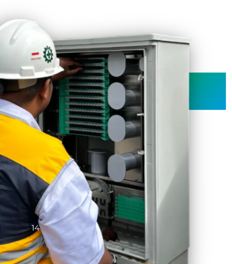 Fiber Optic Infrastructure Icon