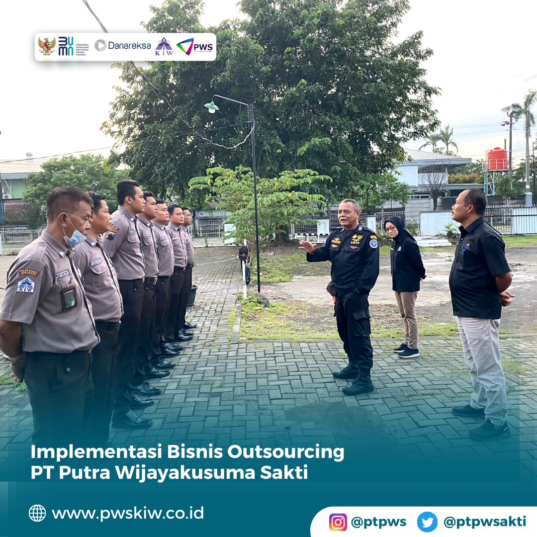 PT PWS bersama PT KIW melaksanakan kick off meeting dan initial briefing kepada tenaga pengamanan dan kebersihan lingkungan