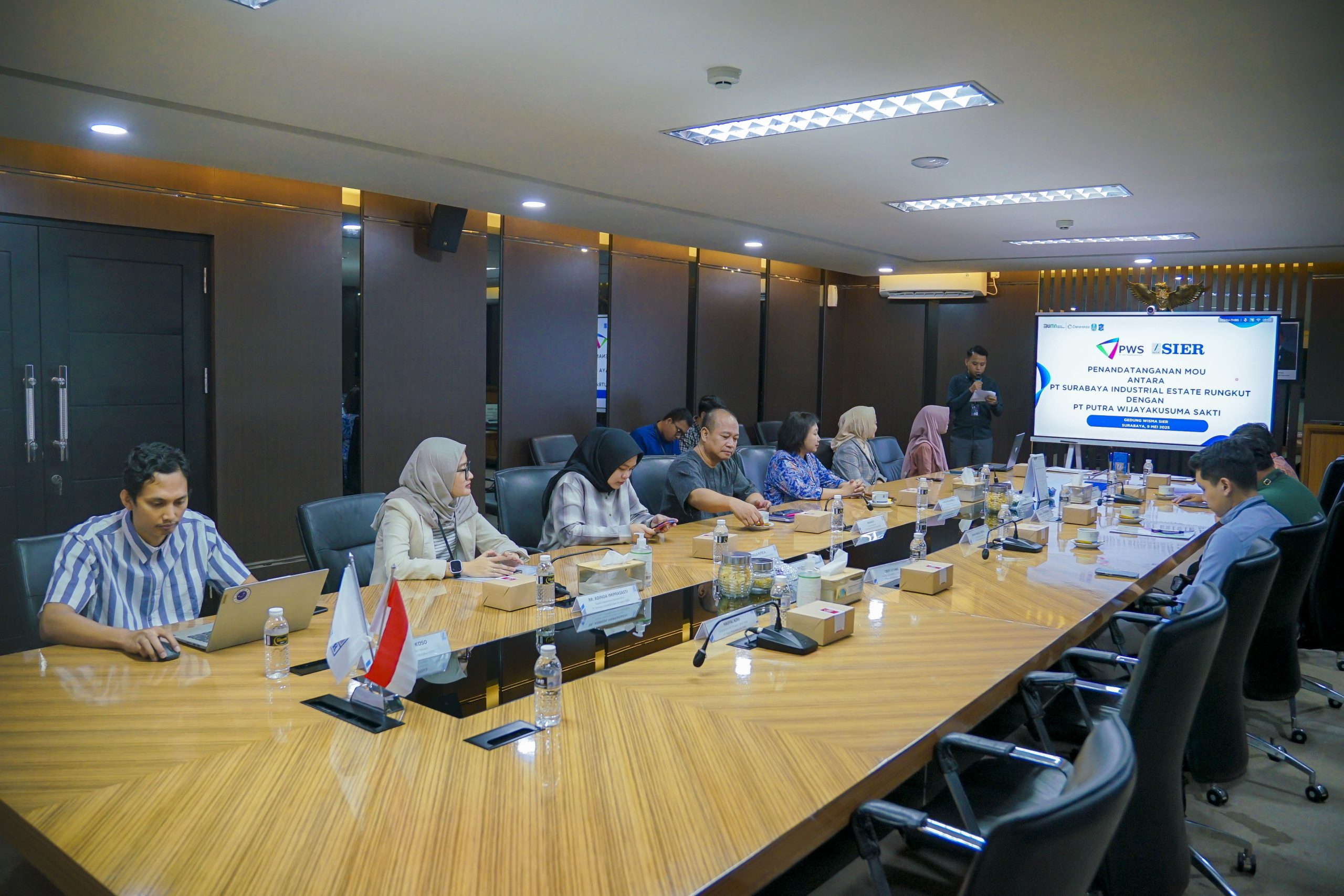 PT PWS Jalin Kerja Sama Pengelolaan Fiber Optik dengan PT SIER